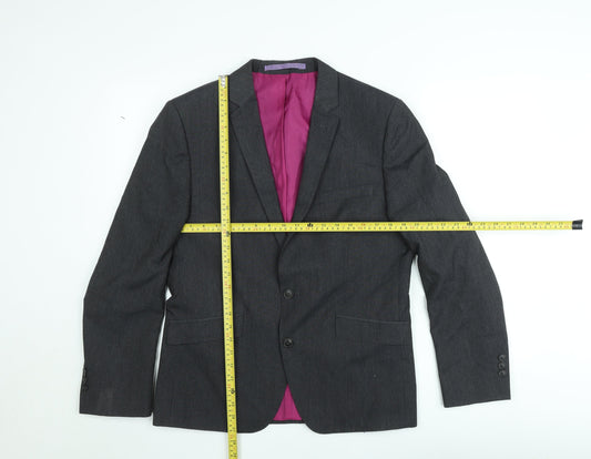 Mens UK Size 40 Marks and Spencer Regular Grey Suit Jacket