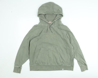 Animal Women’s Green Pullover Hoodie Size 10 Cotton Casual