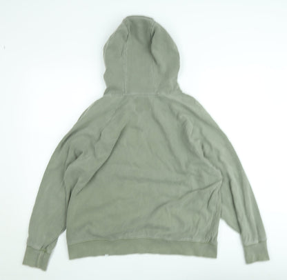 Animal Women’s Green Pullover Hoodie Size 10 Cotton Casual