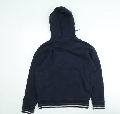 Adidas Originals Navy Hoodie Womens Size 10 Pullover Sweatshirt