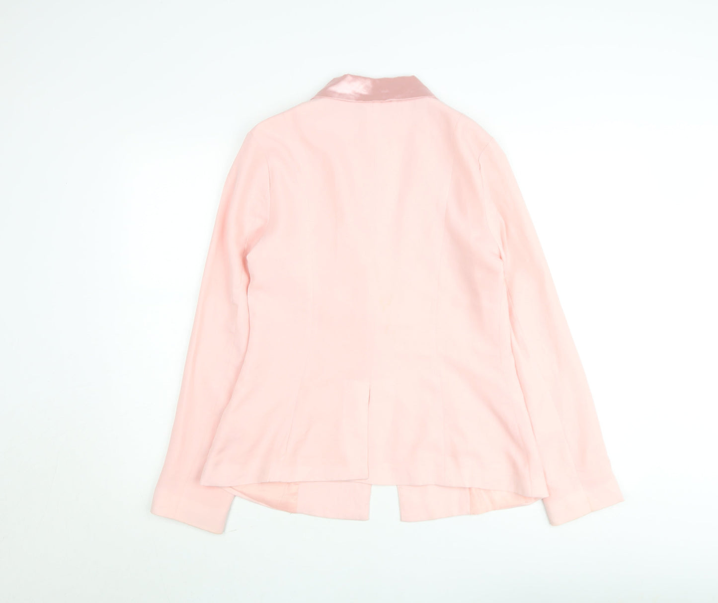 PrettyLittleThing Women's Pink Shawl Collar Blazer UK 12