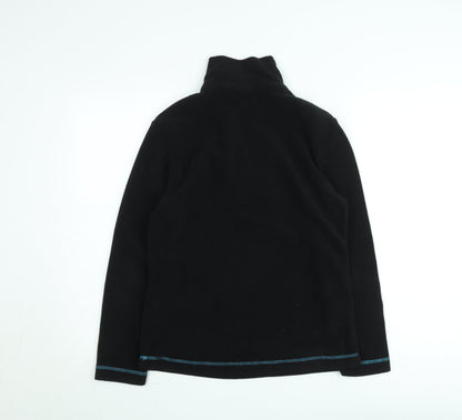 Campri Men's Black Fleece 1/4 Zip Pullover Sweatshirt M