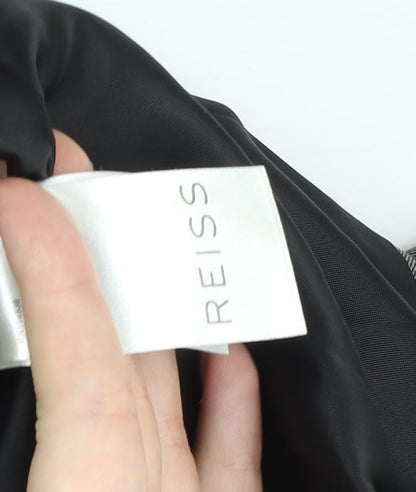 Reiss Men's Grey Check Wool Suit Jacket 36R Classic Formal