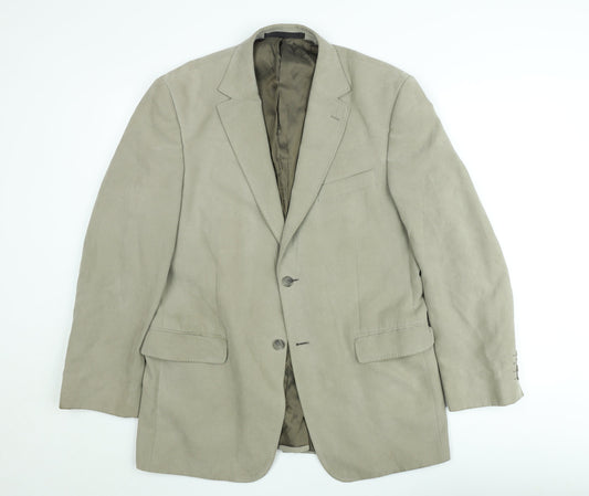 Marks and Spencer Men’s Beige Regular Fit Blazer Jacket 40in M