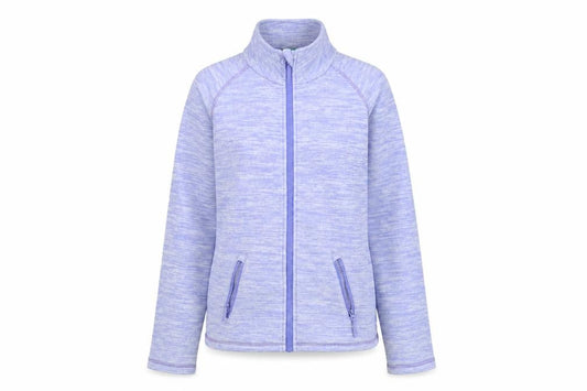 Front view of Mountain Warehouse Teens Purple Full Zip Hoodie Sweatshirt 11-12Y Fleece