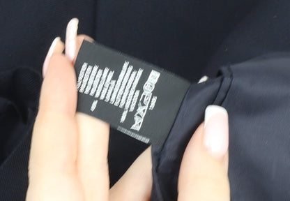 Canda Men's Navy Wool Double-Breasted Blazer Size 38 Regular