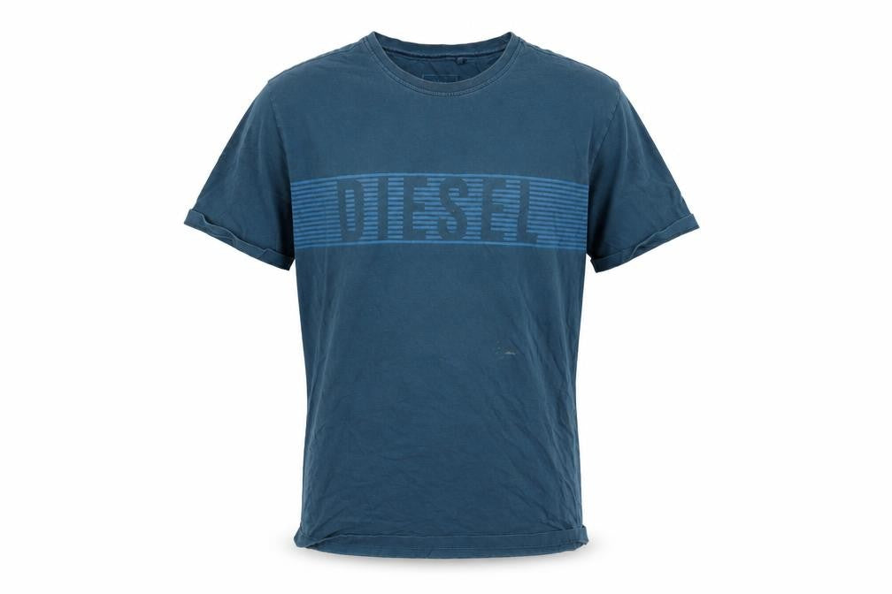 Mens UK Size L Diesel Blue  T-Shirt