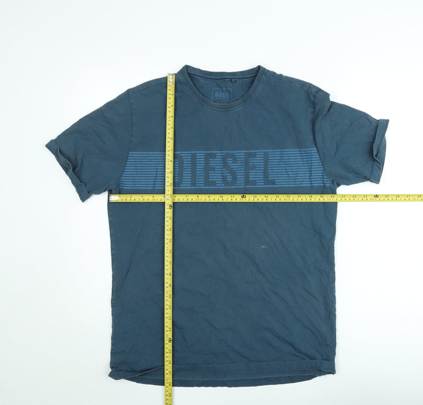 Mens UK Size L Diesel Blue  T-Shirt