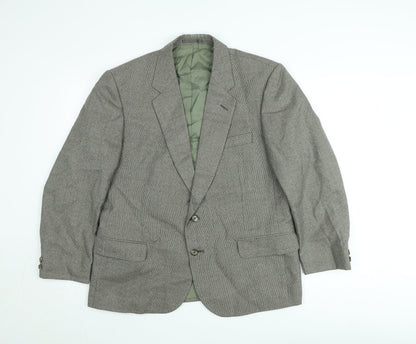 Marks and Spencer St Michael Men's Green Wool Blend Sport Coat 42 Short Classic Jacket