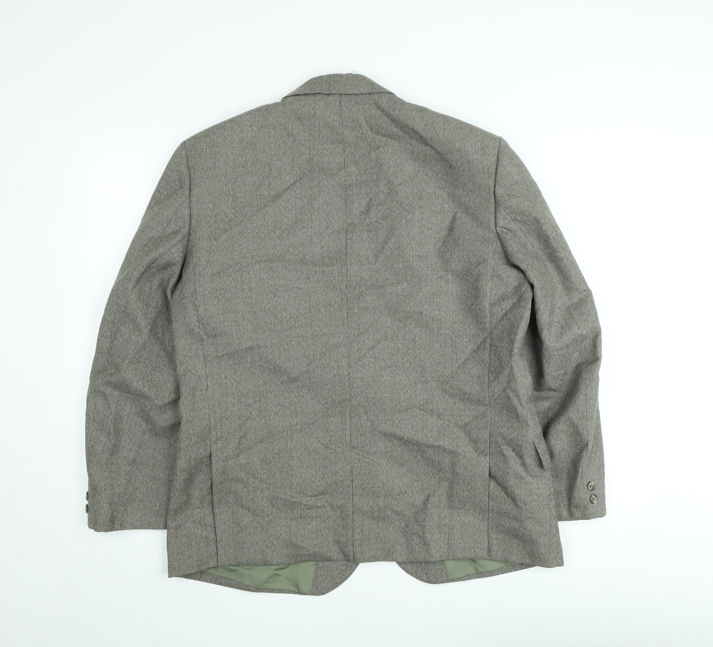 Marks and Spencer St Michael Men's Green Wool Blend Sport Coat 42 Short Classic Jacket