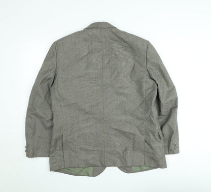Marks and Spencer St Michael Men's Green Wool Blend Sport Coat 42 Short Classic Jacket