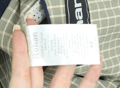 Rohan Men's Navy Global Travel Blazer 44 Regular Cotton Blend