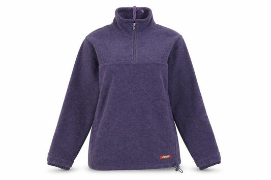 Joie de Vivre Women's Purple 1/2 Zip Fleece Sweatshirt Size M