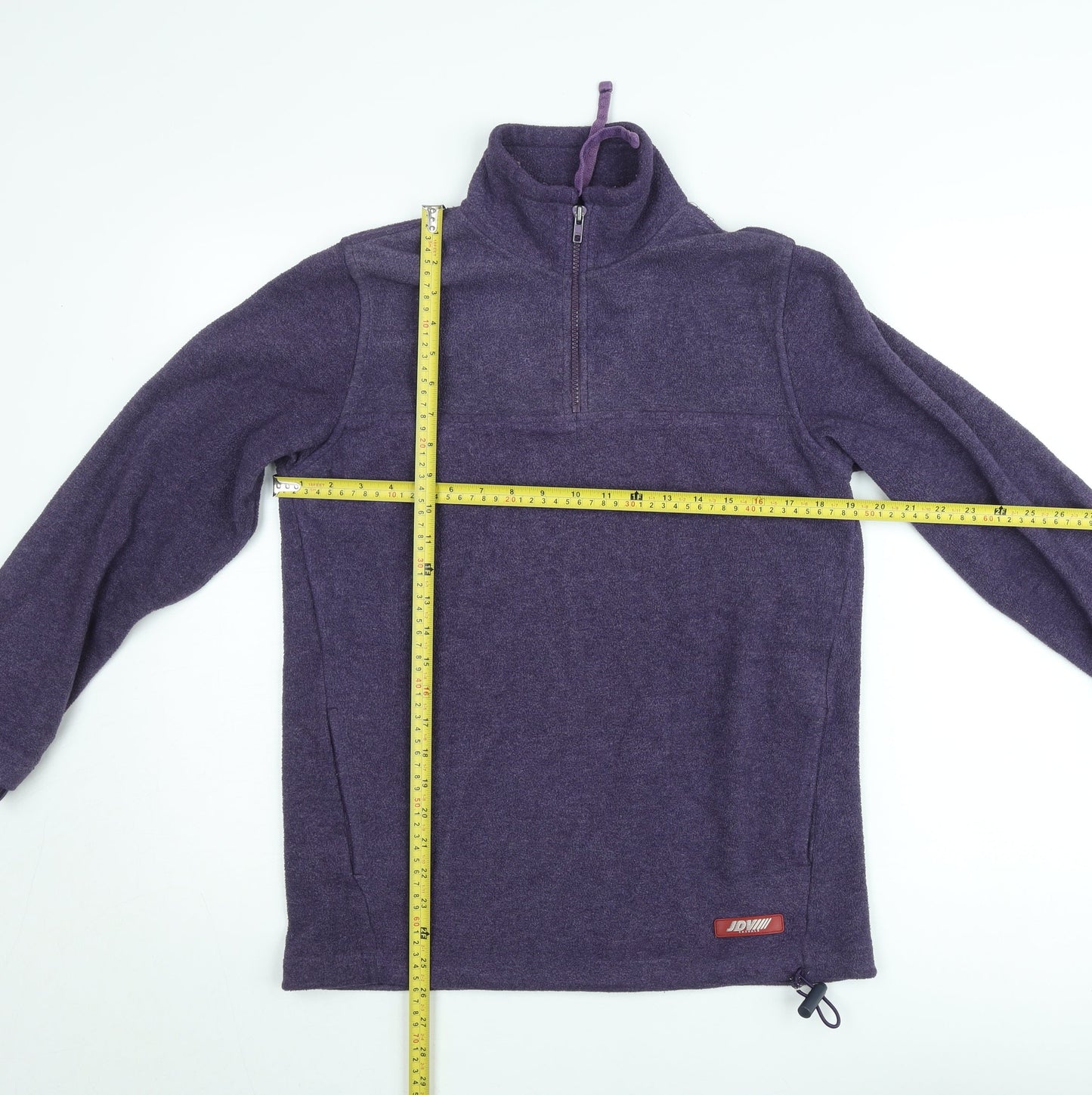 Joie de Vivre Women's Purple 1/2 Zip Fleece Sweatshirt Size M