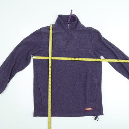 Joie de Vivre Women's Purple 1/2 Zip Fleece Sweatshirt Size M