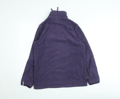 Joie de Vivre Women's Purple 1/2 Zip Fleece Sweatshirt Size M