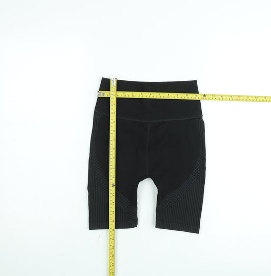 Puma Womens Black XS Compression Biker Activewear Shorts