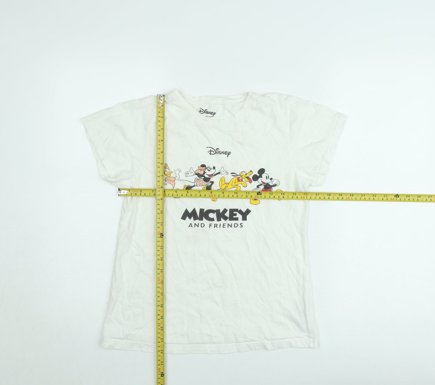 Disney at Primark Girls White XS Mickey & Friends Graphic T-Shirt