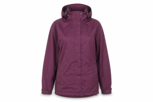 Hi Gear Womens Purple Hooded Waterproof Rain Jacket Size 10