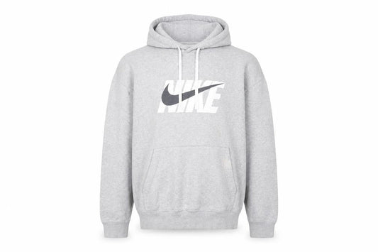 Mens UK Size L Nike Grey Pullover Hoodie