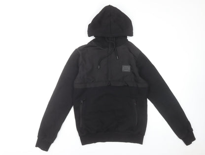 Supply & Demand Men's Black XS Pullover Hoodie with Zip Pockets
