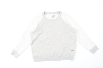 Womens UK Size 12 Jack Wills Grey Pullover Sweatshirt