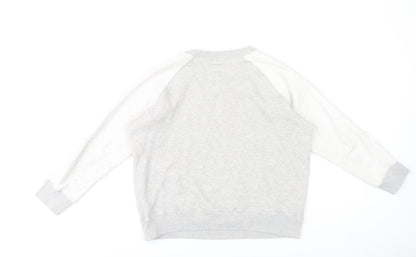 Womens UK Size 12 Jack Wills Grey Pullover Sweatshirt
