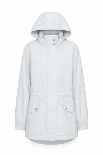 Womens UK Size 6 Fat Face Grey Parka Coat