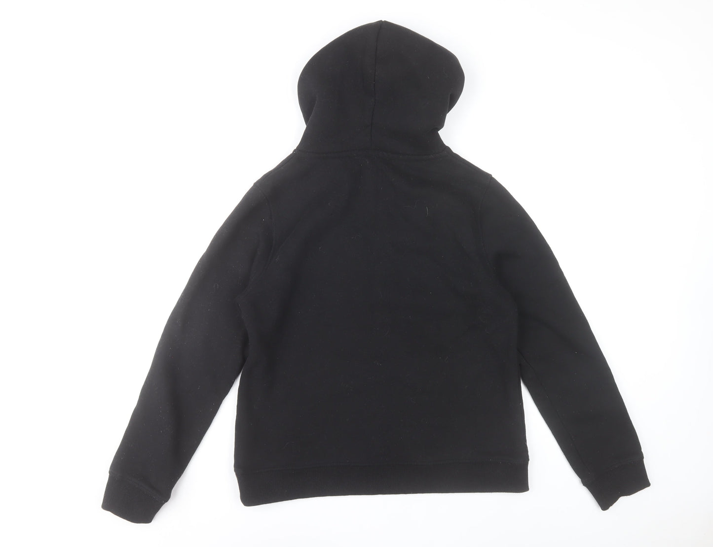 SoulCal & Co Women Black Large Pullover Hoodie 80% Cotton Logo Print