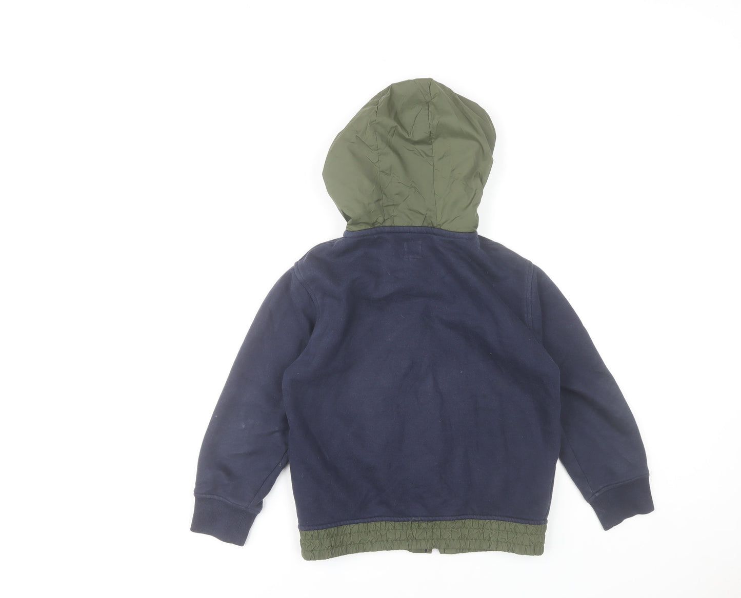 GAP Kids Boys Blue Hooded Full Zip Fleece Jacket 8-9 Years