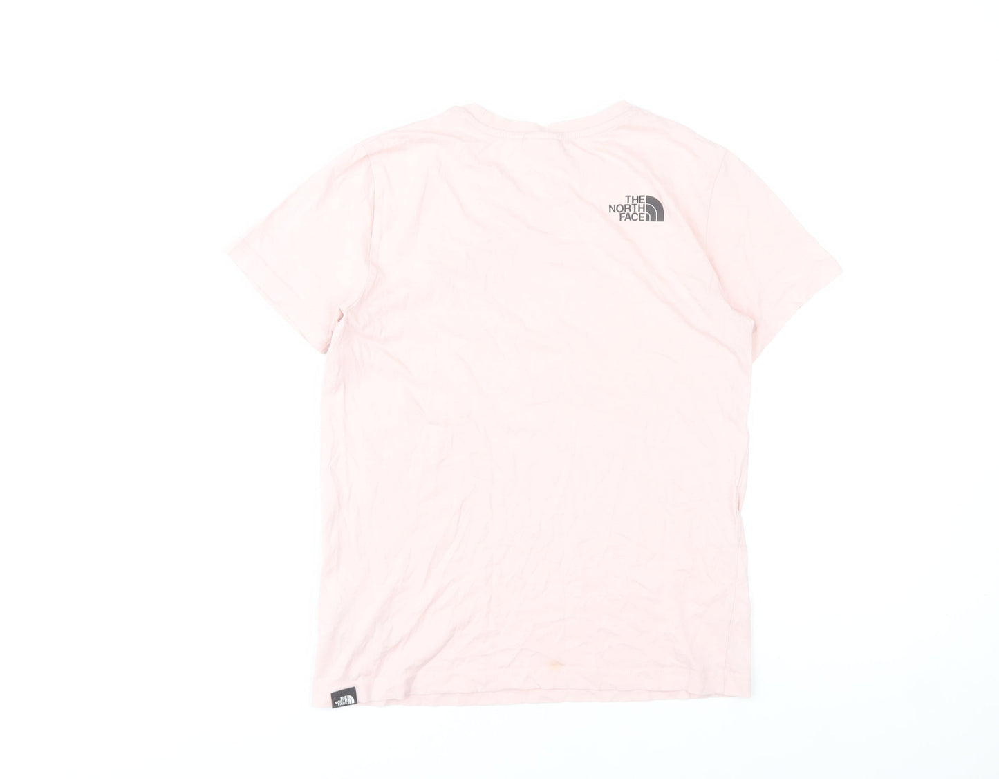 The North Face Girls Pink XL Lightweight Cotton Logo T-Shirt