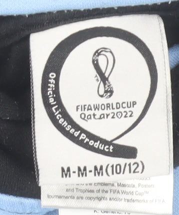 FIFA World Cup Qatar 2022 Boys Argentina Blue Black Pullover Hoodie Size 10/12