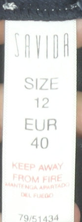 Savida Womens Blue Size 12 Skinny Stretch Jeans