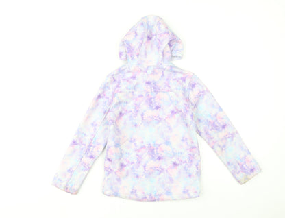 Mountain Warehouse Girls Pastel Tie Dye Soft Shell Hooded Jacket 7-8 Years