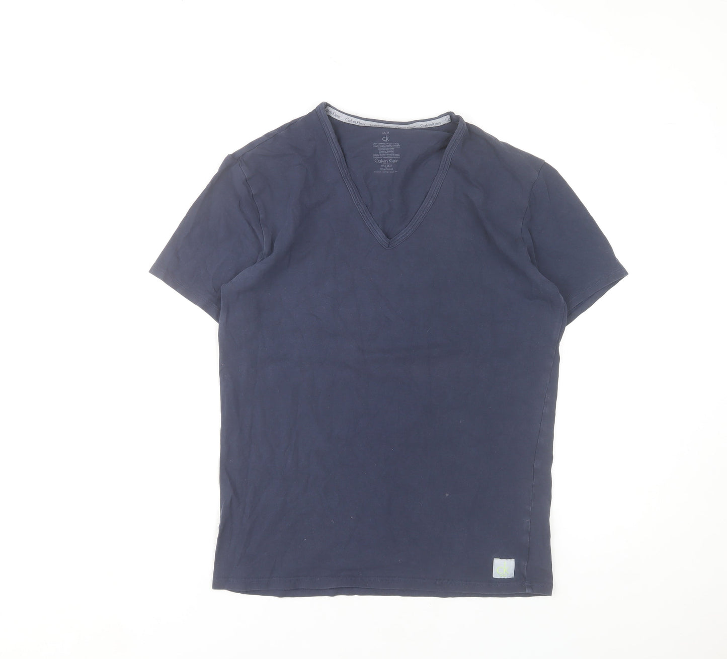 Mens UK Size M Calvin Klein Blue  T-Shirt