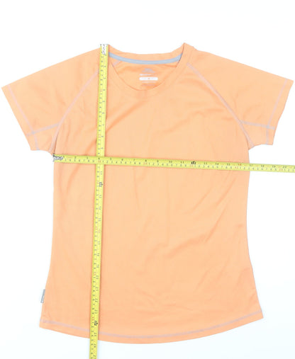 Trespass Womens Orange Quick Dry Short Sleeve Active T-Shirt UK 12