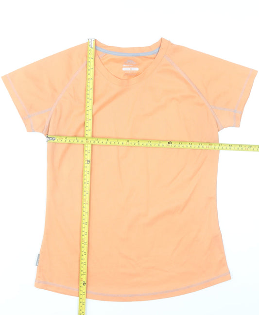 Trespass Womens Orange Quick Dry Short Sleeve Active T-Shirt UK 12