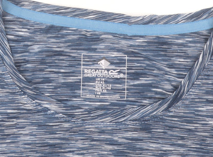 Regatta Women's Blue Size 16 Activewear T-Shirt Quick Dry
