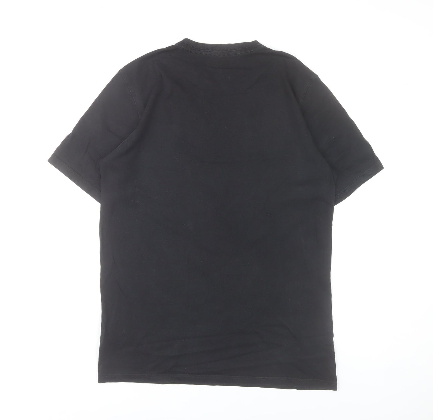 Reebok Men’s Black Cotton Crew Neck Short Sleeve Sports T-Shirt M