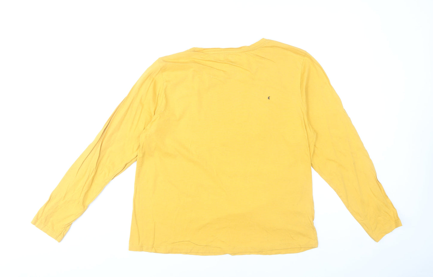 Disney Winnie the Pooh Yellow Women’s Long Sleeve Pyjama Top Size 12-14