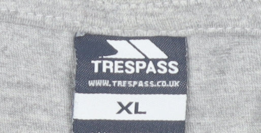 Trespass Men's Grey XL Lightweight Crew Neck T-Shirt