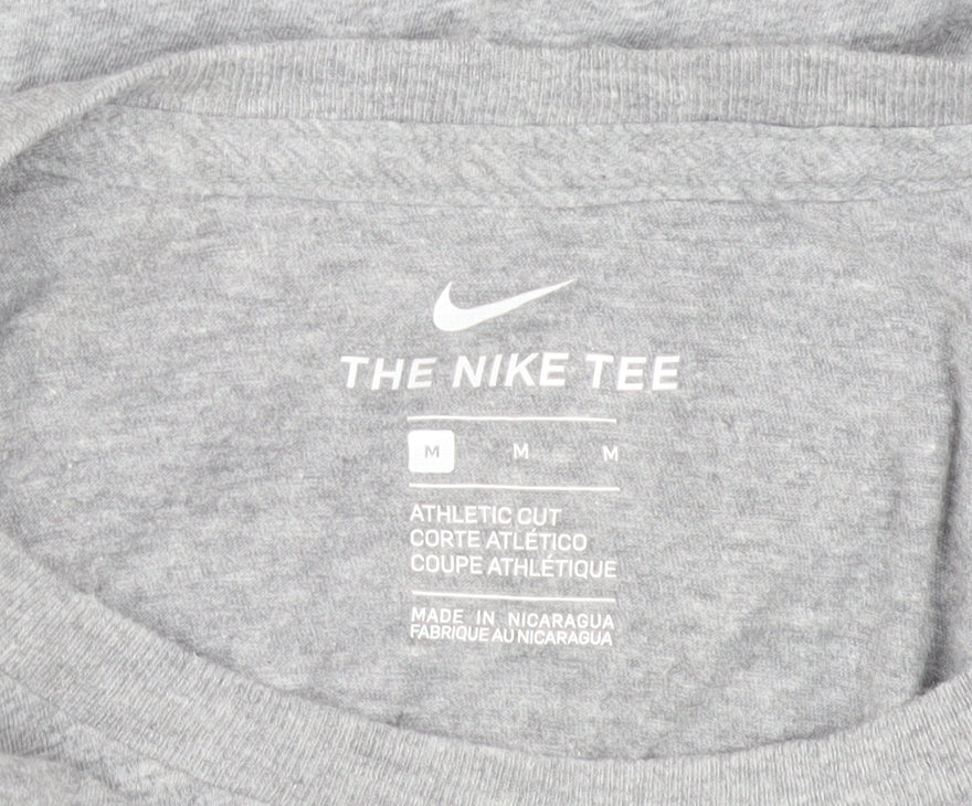 Nike Men's Grey That Swoosh Life Athletic T-Shirt Size M