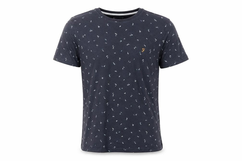 Mens UK Size S Farah Blue  T-Shirt