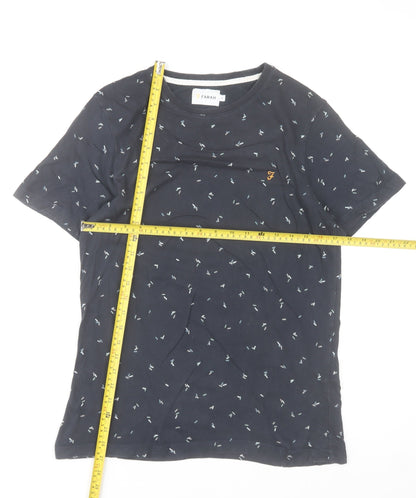 Mens UK Size S Farah Blue  T-Shirt