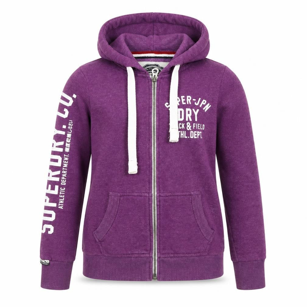 Womens UK Size S Superdry Purple Basic Jacket