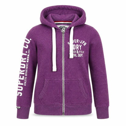 Womens UK Size S Superdry Purple Basic Jacket