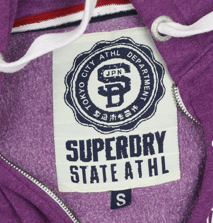 Womens UK Size S Superdry Purple Basic Jacket