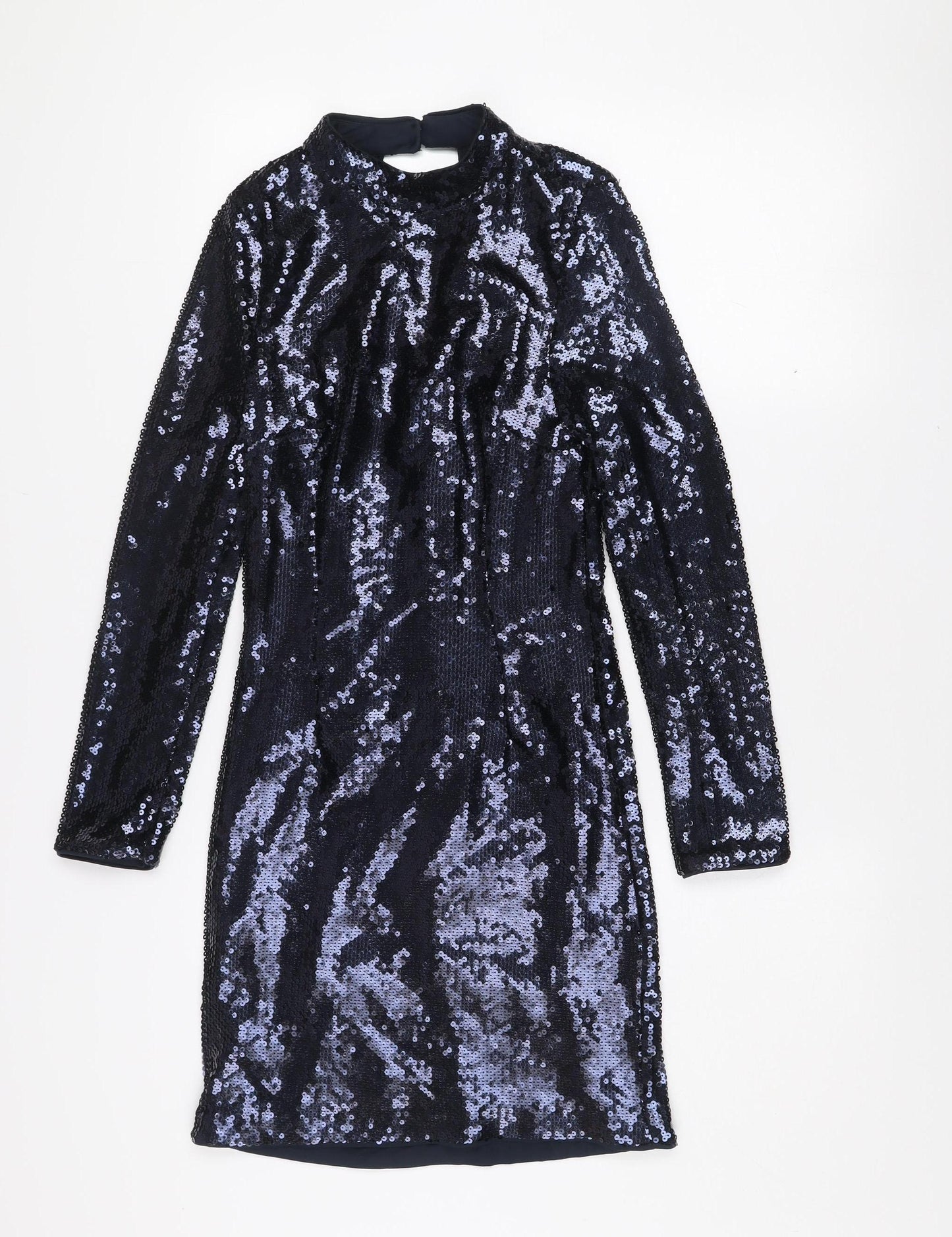 Marks and Spencer Women’s Petite Navy Sequin Bodycon Dress Size 6