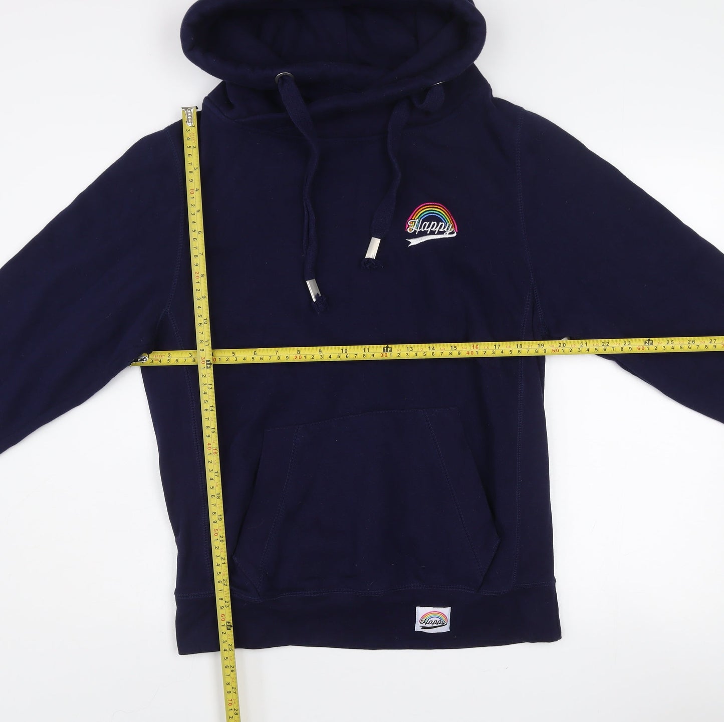 Pickle London Women’s Navy Hoodie Medium Cotton Blend Pullover