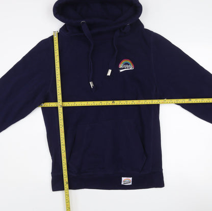 Pickle London Women’s Navy Hoodie Medium Cotton Blend Pullover